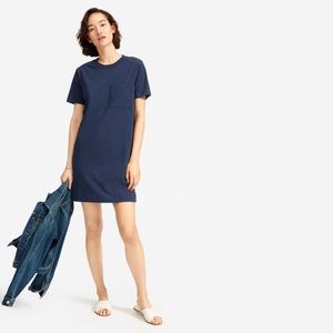 Navy Everlane The Weekend Tee Dress Size XS